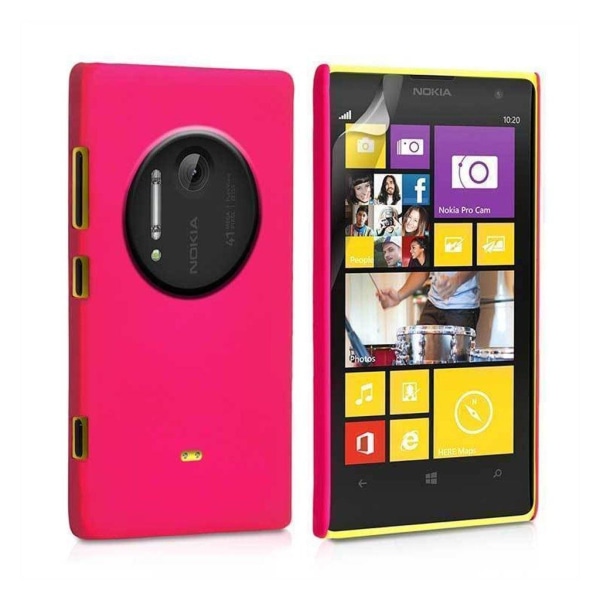 Generic Nokia Lumia 1020 Transparent Plast Cover (blødt) (pink) Pink
