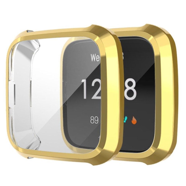 Generic Fitbit Versa Lite Elegant Galvanisering Etui - Guld Gold