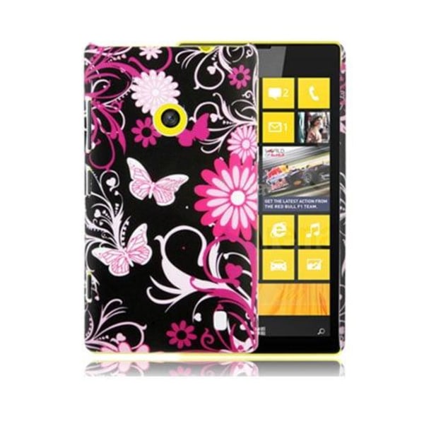Generic Valentine (pink Sommerfugle) Nokia Lumia 520 Cover Multicolor