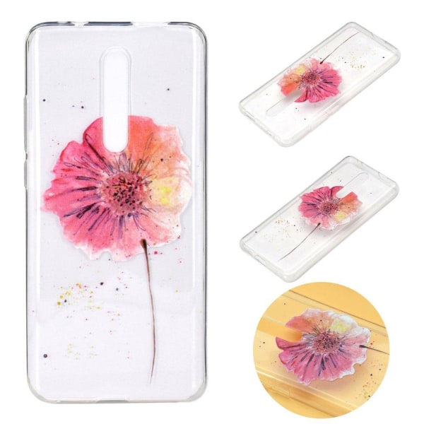 Generic Deco Xiaomi Redmi K30 Pro / Poco F2 Cover - Smuk Blomst Pink