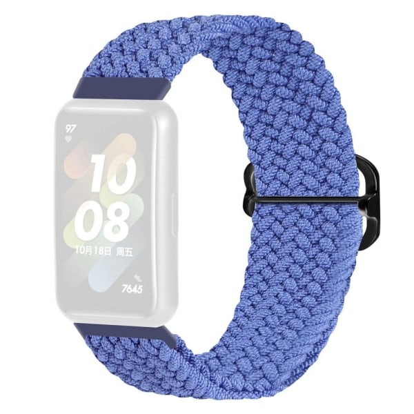 Generic Huawei Band 7 Weave Style Watch Strap - Blue