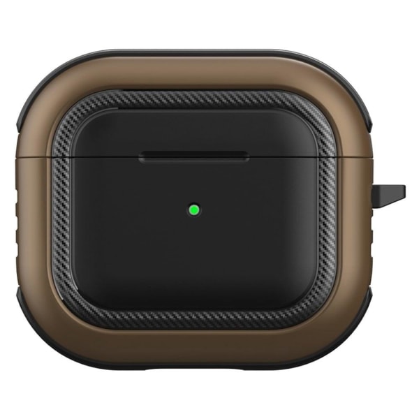 Generic Airpods 3 Charging Case With Buckle - Black / Brown