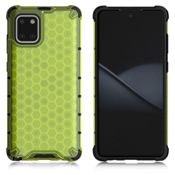 Generic Bofink Honeycomb Samsung Galaxy Note 10 Lite Cover - Grøn Green