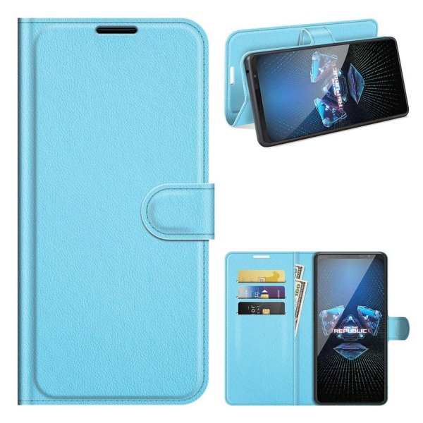 Generic Classic Asus Rog Phone 5 Flip Etui - Blå Blue