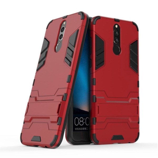 Generic Huawei Mate 10 Lite Cover Med Kickstand - Rød Red