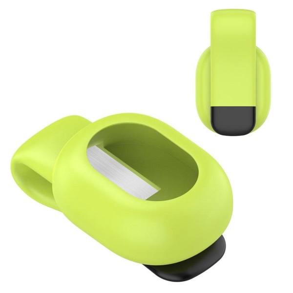 Generic Garmin Running Dynamics Pod Silicone Cover With Steel Clip - Gre Green