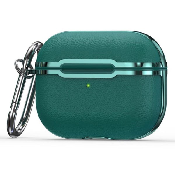 Generic Airpods Pro 2 Electroplating Case With Buckle - Green
