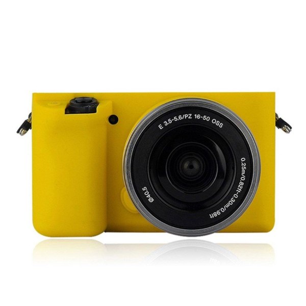 Generic Sony Alpha A6300/a6000 Fleksibel Blød Silikone Etui - Gul Yellow