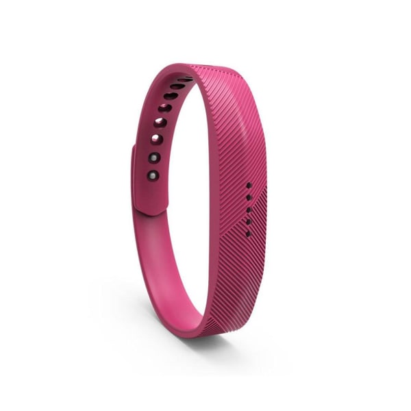 Generic Fitbit Flex 2 Siliconearmbånd - Hot Pink