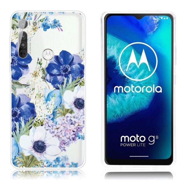 Generic Deco Motorola Moto G8 Power Lite Case - Flowers Multicolor