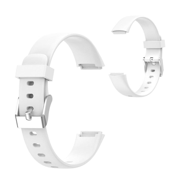 Generic Fitbit Luxe Silicone Watch Strap - White / Size: L