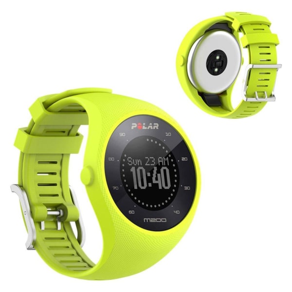 Generic Polar M200 Silicone Watch Band - Yellowgreen Green