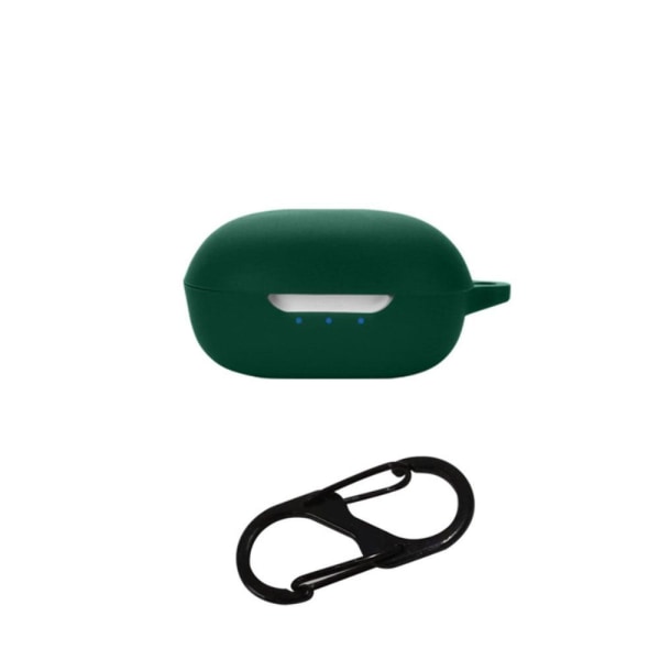Generic Jbl T280 Tws Silicone Case With Buckle - Dark Green