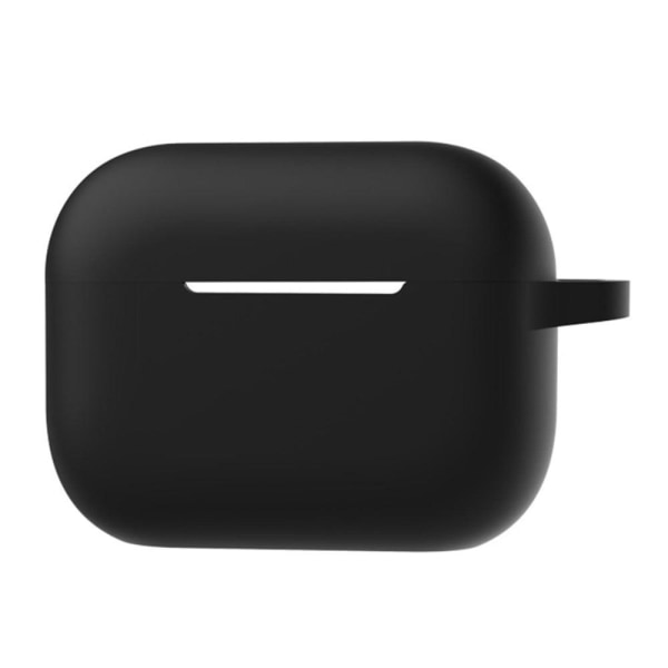 Generic Airpods Pro 2 Silicone Case With Ring Buckle - Black