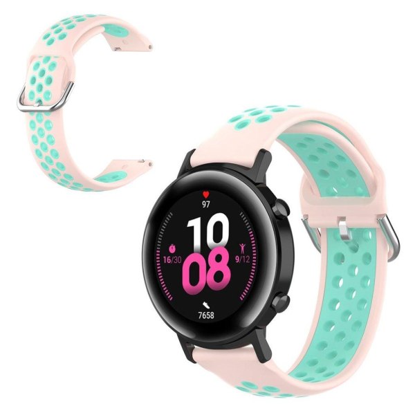 Generic Huawei Watch Gt 2e / 2 46mm Dual Color Silicone Band - Pink