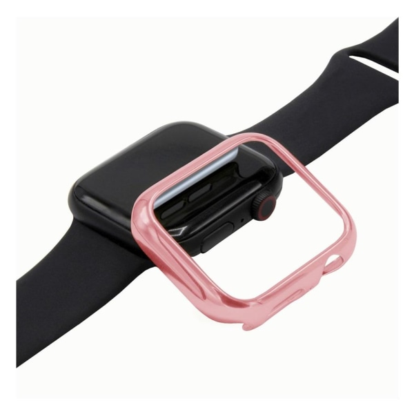 Generic Apple Watch Series 4 44mm Galvanisering Ramme Etui - Lyserød Pink
