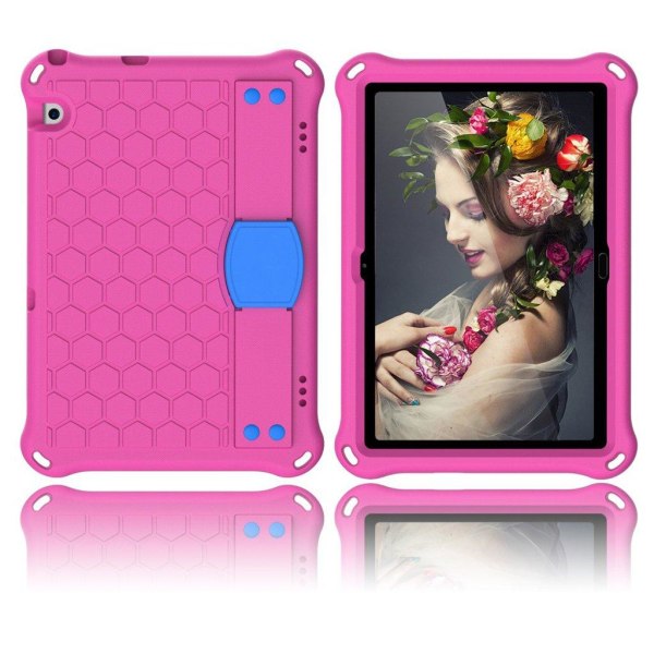 Generic Huawei Mediapad T5 Honeycomb Skin Case - Rose / Blue Pink