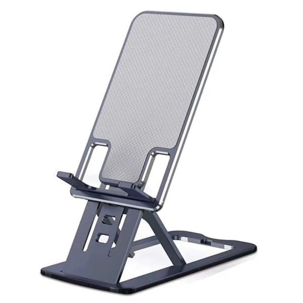 Generic Universal Adjustable Folding Phone And Tablet Holder - Grey Silver