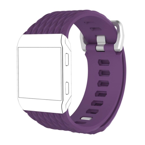 Generic Fitbit Ionic Silikone Rem - Lilla Størrelse S Purple
