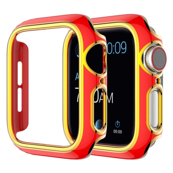 Generic Apple Watch Series 6 / 5 44mm Color Adornment Cover - Red Gold