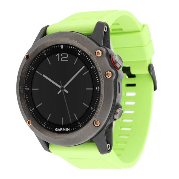 Generic Garmin Fenix 3 / Hr 5x Silicone Watch Band - Green