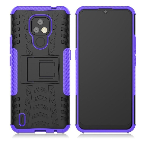 Generic Offroad Case - Motorola Moto E7 Lilla Purple