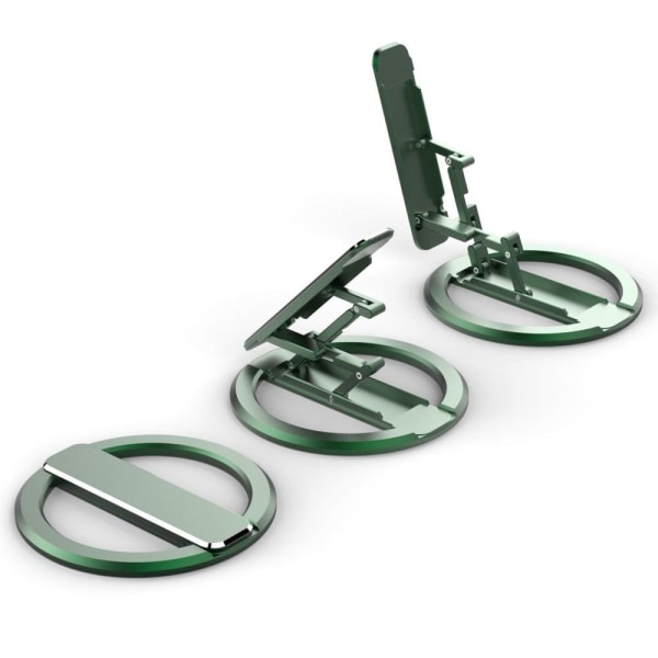 Generic Universal Cool Iron Ring Phone Stand - Green