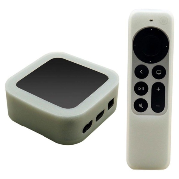 Generic 2 Pcs / Set Apple Tv 4k (2021) Top Box + Remote Controller S Green