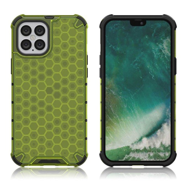 Generic Bofink Honeycomb Iphone 12 Pro Max / 11 Etui - Grøn Green