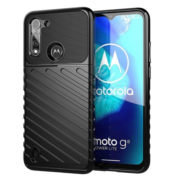 Generic Thunder Motorola Moto G8 Power Lite Cover - Sort Black
