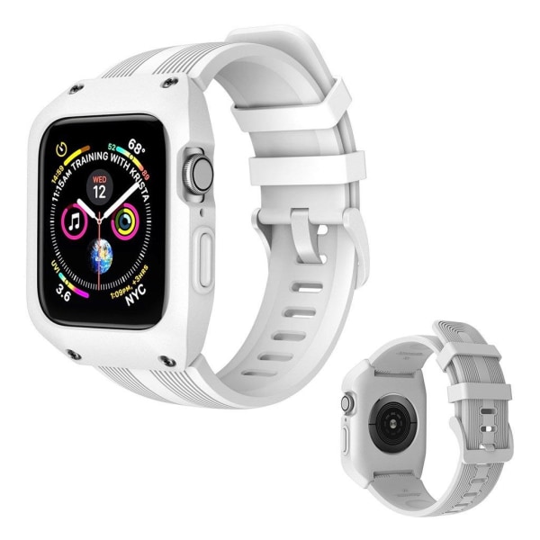 Generic Apple Watch Series 3/2/1 42mm Silikone Urrem - Hvid White