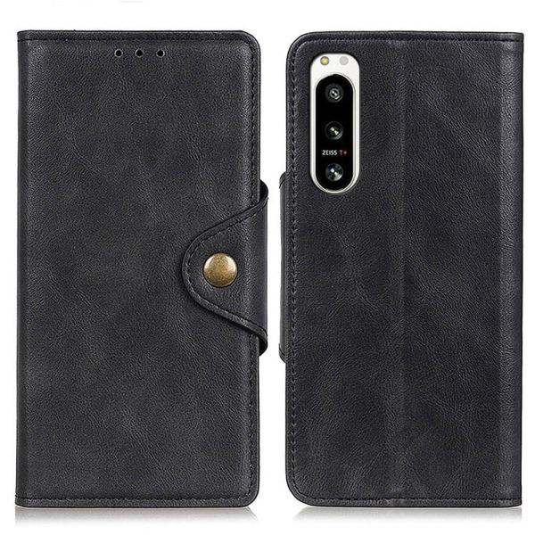 Generic Alpha Sony Xperia 5 Iv Flip Etui - Sort Black