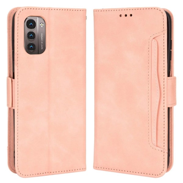 Generic Modern-styled Leather Wallet Case For Nokia G11 / G21 - Pink