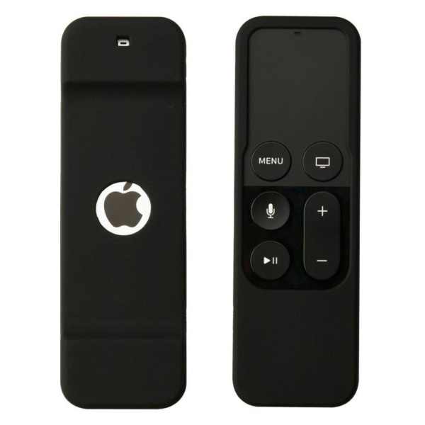 Generic Apple Tv 4k Silikone Etui - Sort Black