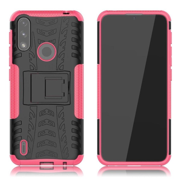 Generic Offroad Case - Motorola Moto E7 Power Rose Pink