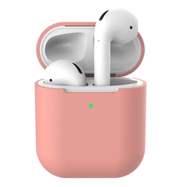 Generic Apple Airpods Silikone Cover Til Opladningsetui - Pink