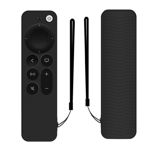 Generic Apple Tv 4k (2021) Y31 Silicone Remote Controller Cover - Black