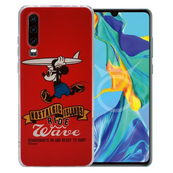 Generic Mickey Mouse #08 Disney Cover For Huawei P30 - Red