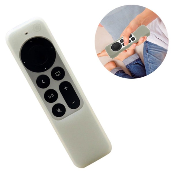 Generic Apple Tv 4k (2021) Remote Controller Silicone Cover - Luminous G Green