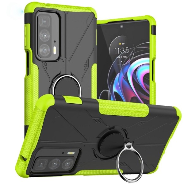 Generic Kickstand Cover With Magnetic Sheet For Motorola Edge 20 Pro - G Green