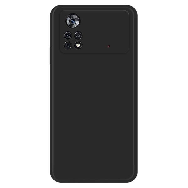 Generic Beveled Anti-drop Rubberized Cover For Xiaomi Poco X4 Pro 5g - B Black