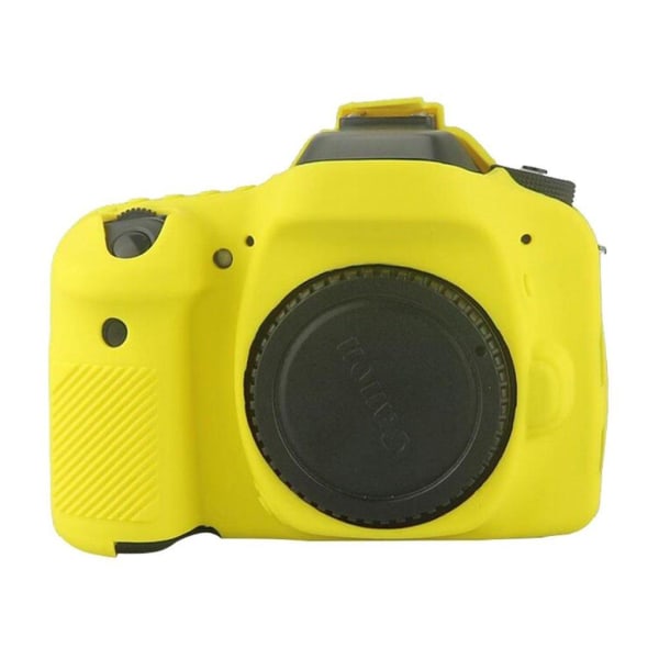 Generic Canon Eos 7d Cover I Silikone - Gul Yellow