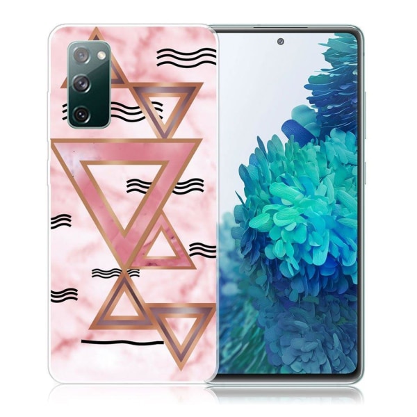 Generic Marble Samsung Galaxy S20 Fe 5g / Etui - Rose Colored Tri Pink
