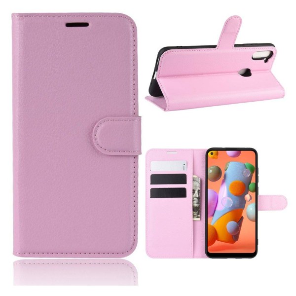 Generic Classic Samsung Galaxy A11 Etui - Lyserød Pink