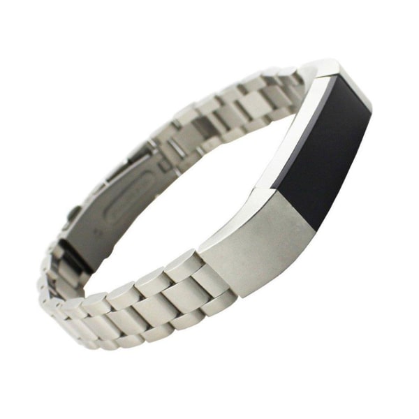 Generic Fitbit Alta Elegant Armbånd I Rustfri Stål - Sølv Silver Grey