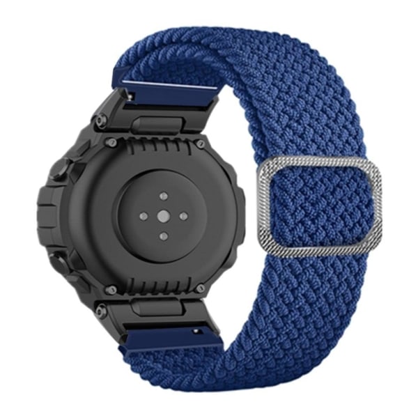 Generic Amazfit T-rex Pro / Ares Flexible Nylon Watch Strap - Bl Blue