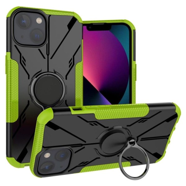 Generic Kickstand Cover With Magnetic Sheet For Iphone 13 Mini - Green