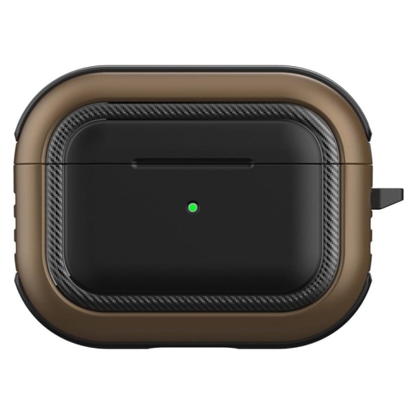 Generic Airpods Pro Charging Case With Buckle - Black / Brown