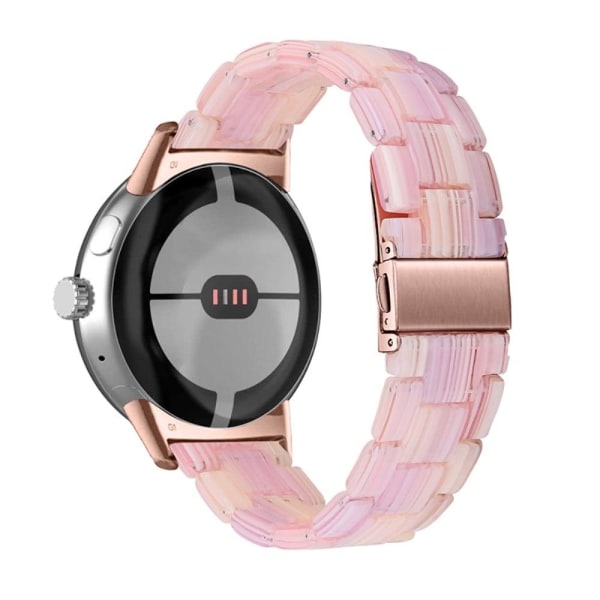 Generic Google Pixel Watch Resin Style Strap - Silk Pink