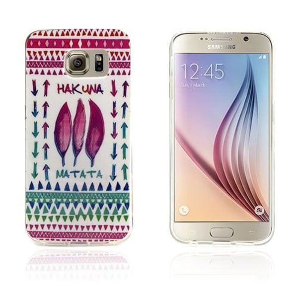 Generic Westergaard Samsung Galaxy S6 Edge Cover - Hakuna Matata Multicolor